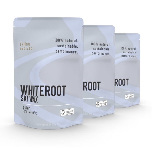 WhiteRoot Skiwachs „Polar“ – Set of 3 | -3 °C bis -9 °C | 3x 120 g